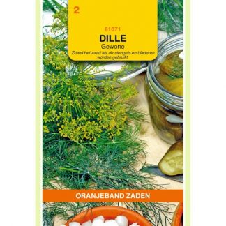Oranjeband zaden OBZ Dille