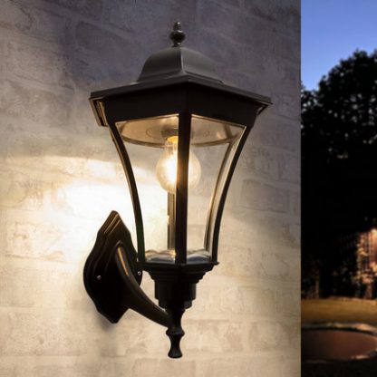 Solar buitenlamp Sheffield wandlamp op zonne energie met led filament lamp