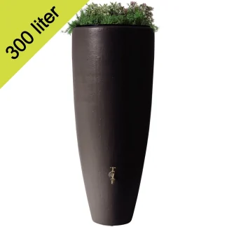 2 in1 regenton 300 liter mokka