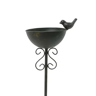 Vogelbad op prikker