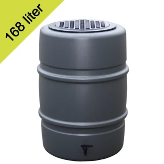 regenton 168 liter antraciet
