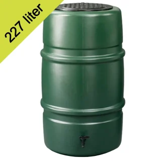 regenton 227 liter groen